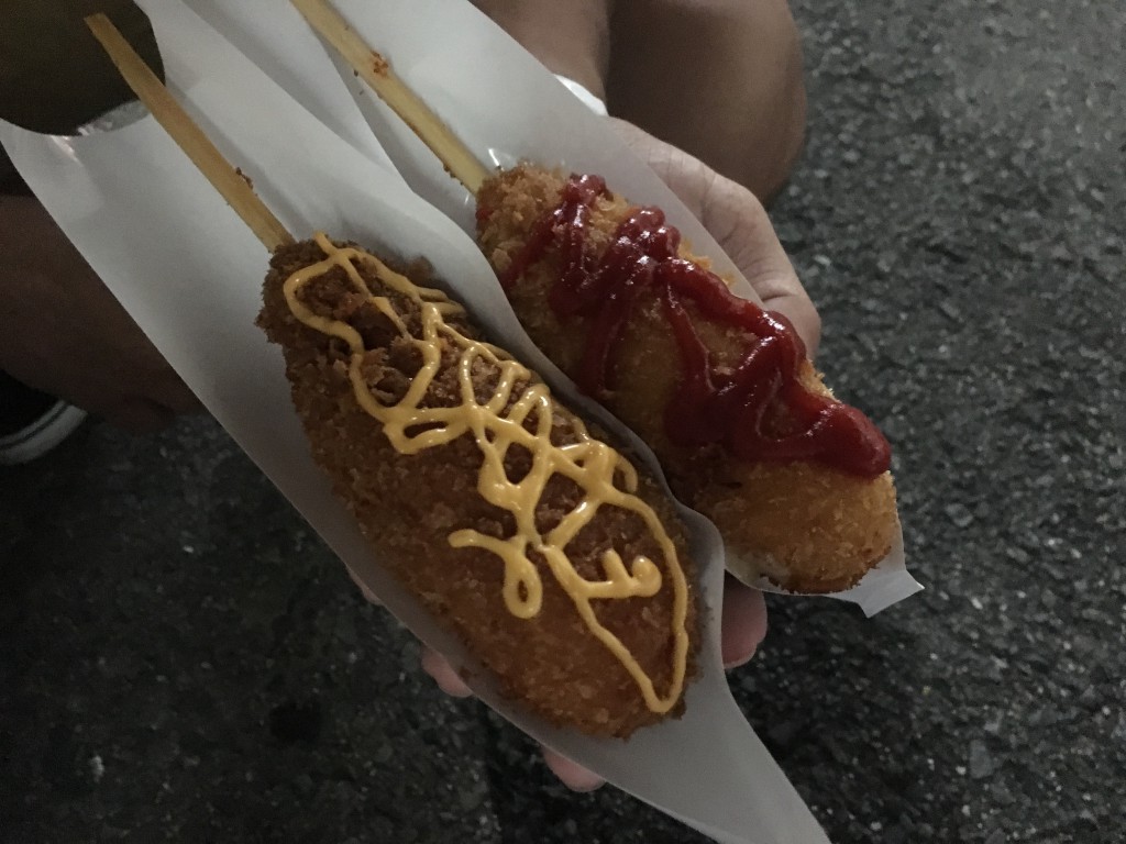 土曜夜市,チーズハットグ