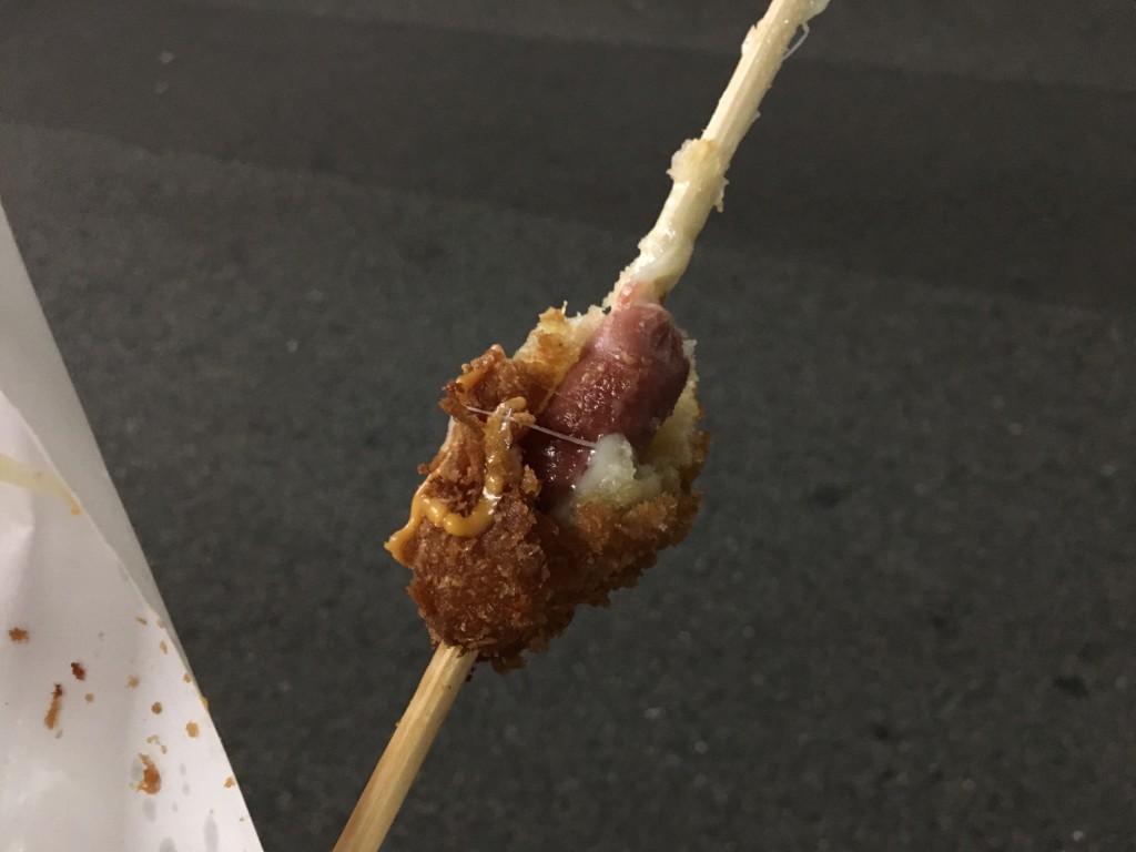土曜夜市,チーズハットグ