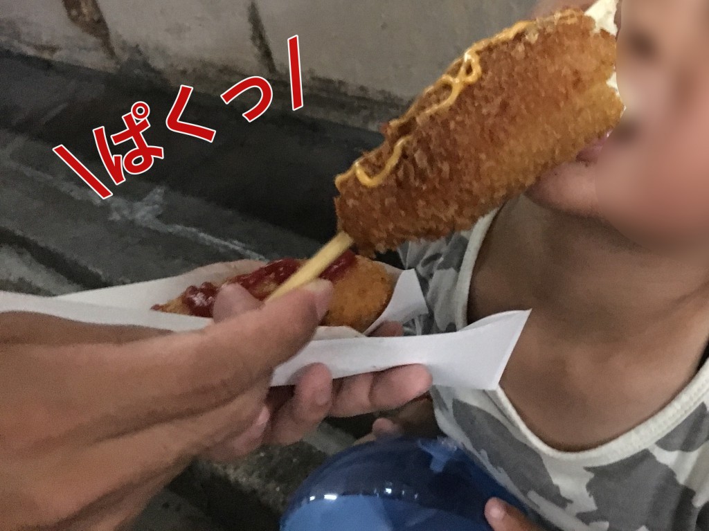 土曜夜市,チーズハシドッグ