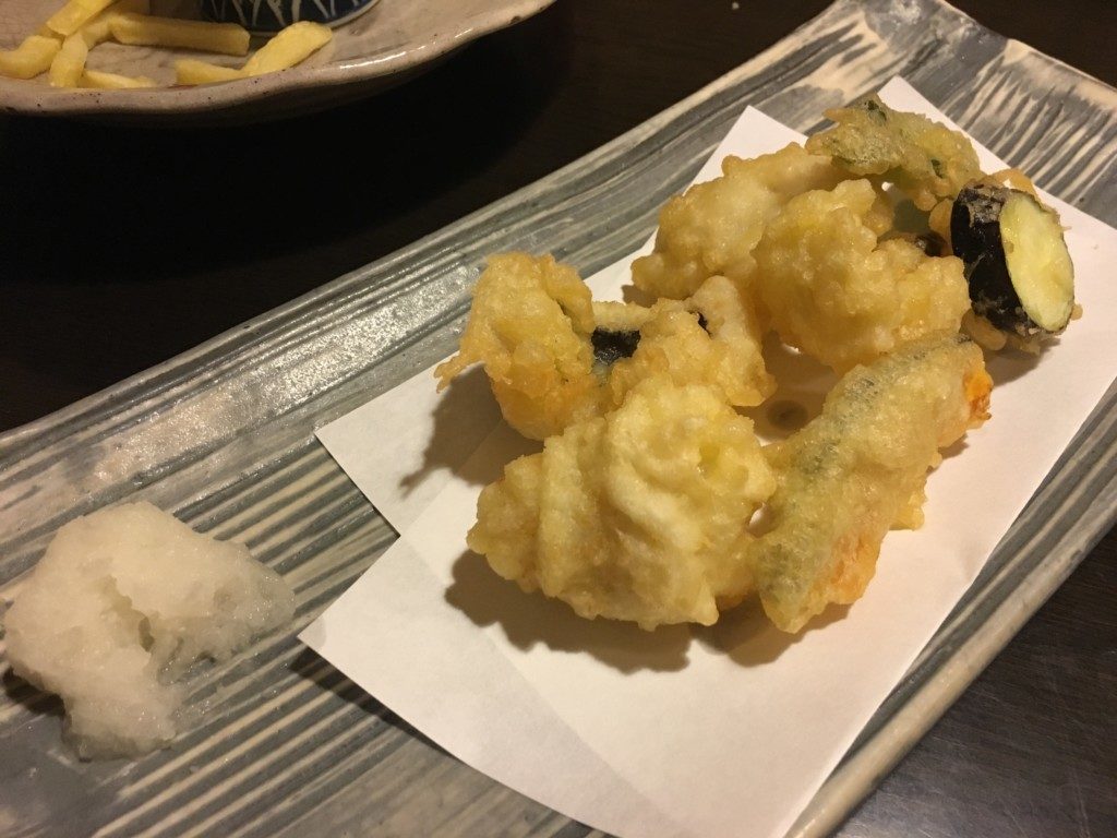 はるたけ,メニュー,野菜の天ぷら