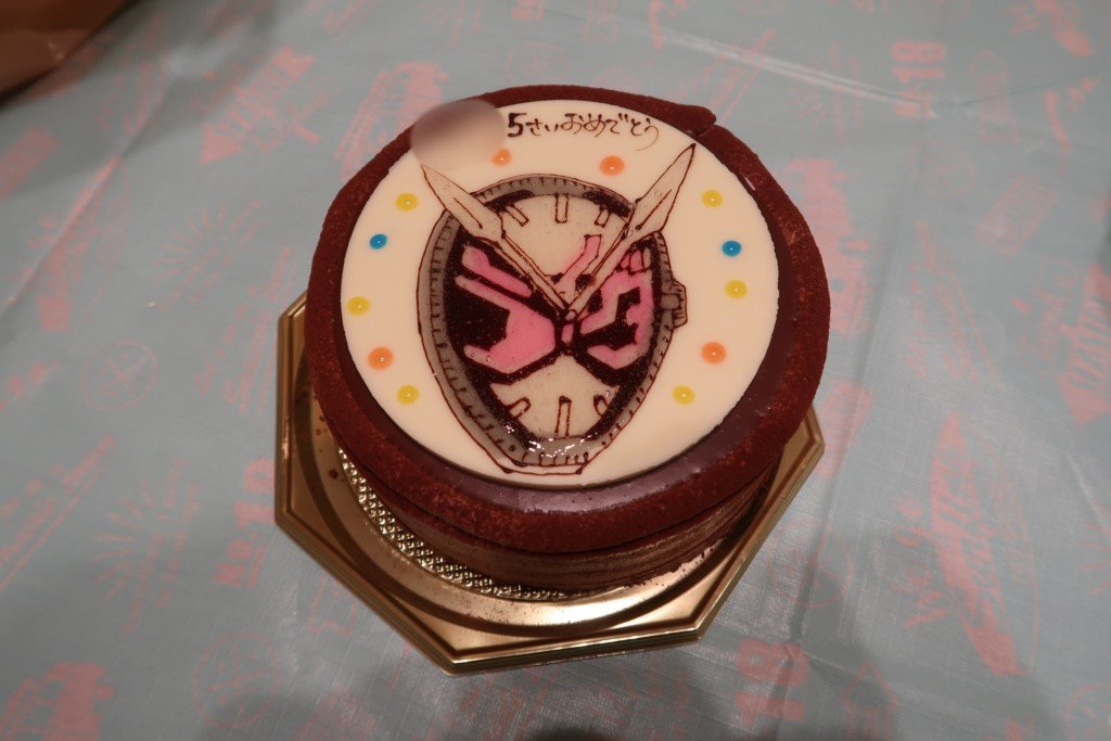 ラブランシュの仮面ライダージオウのキャラクターケーキ
